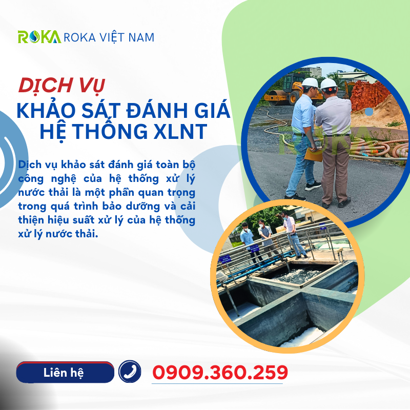Dịch vụ Khảo sát đánh giá hệ thống xử lý nước thải